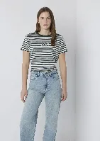Resim Mavi Kadın T-shirt M1614397-91642