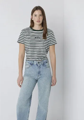Resim Mavi Kadın T-shirt M1614397-91642