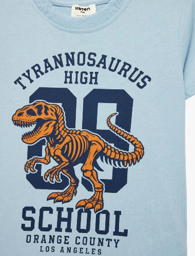 Resim Koton Erkek Çocuk T-shirt 6SKB10405TK