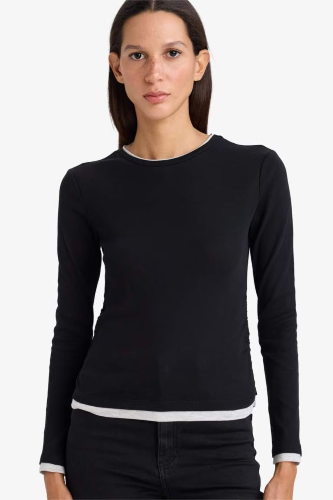 Resim Defacto Kadın Sweat E6548AX/BK81