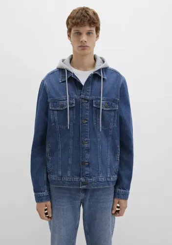 Resim Mavi Tbd Authentic Erkek Jean Ceket M0112808-90839