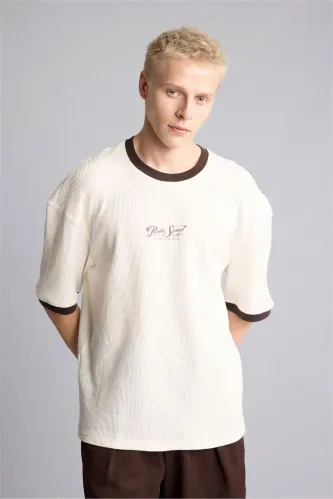 Resim Defacto Erkek T-shirt H7483AX/ER105