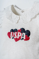 Resim U.S. Polo Assn Bebek Kız Bebek Şort Takım Usb2970