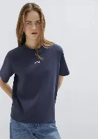 Resim Mavi Kadın T-shirt M1612829-85315