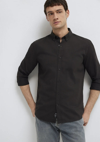 Resim Mavi Erkek Uzun Kol Gömlek M0211192-90892