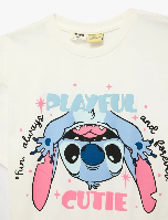 Resim Koton Kız Çocuk T-shirt 6SKG10180AK