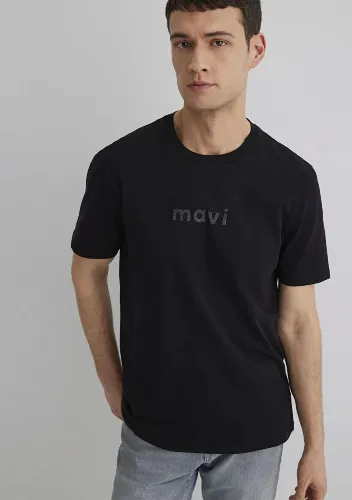 Resim Mavi Erkek T-shirt M0612732-900