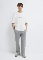 Resim Mavi Erkek T-shirt M0613183-70057