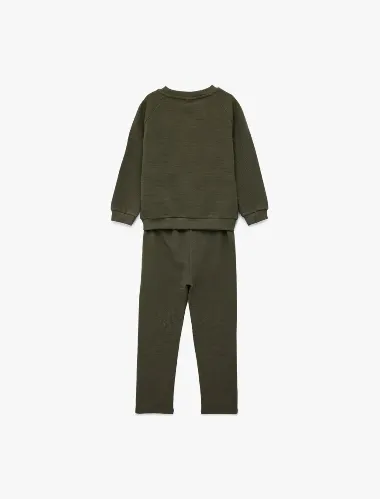 Resim Koton Erkek Bebek Sweat Takım 7WMB10001TK