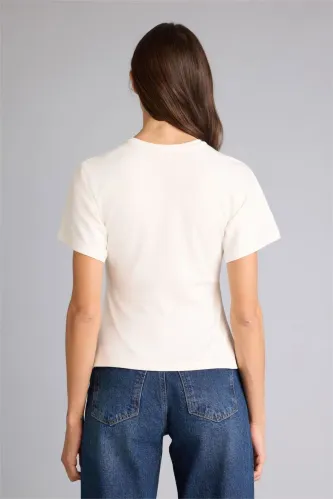 Resim Defacto Kadın T-shirt H0556AX/ER105