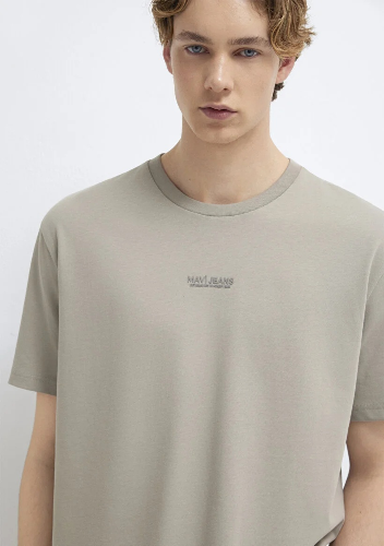 Resim Mavi Erkek T-shirt M0613348-70352