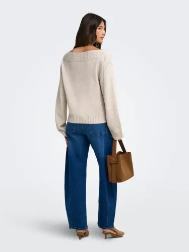 Resim Only Onlkatıa Ls Boatneck Cc Knt Kadın Kazak 15374823