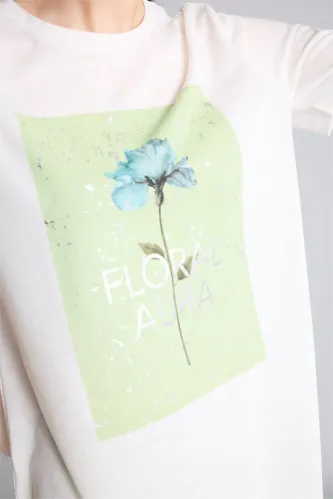 Resim Defacto Kadın T-shirt H1177AX/ER105