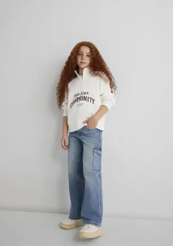 Resim Mavi Lina Lt Kız Çocuk Jean Pantolon M7010723-90879