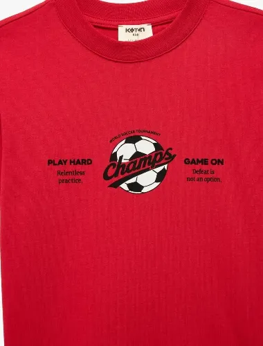 Resim Koton Erkek Çocuk T-shirt 6SKB10690TK