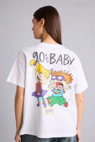 Resim Defacto Kadın T-shirt G5045AX/WT32