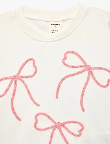 Resim Koton Kız Bebek T-shirt 6SMG10033AK