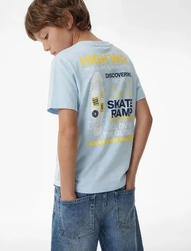 Resim Koton Erkek Çocuk T-shirt 6SKB10424TK
