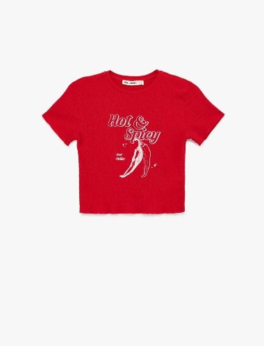 Resim Koton Kadın T-shirt 6SAL10124IK