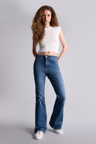 Resim Defacto Kadın Jean Pantolon H1128AX/NM28