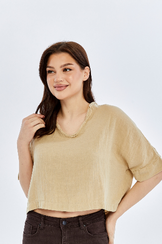 Resim Viole&More Kadın Bluz Yk09 Müslin