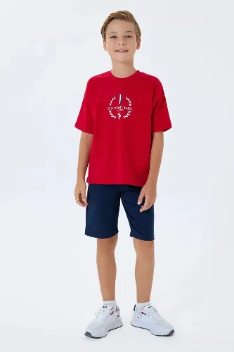 Resim U.S. Polo Assn Kids Erkek Çocuk Şort Takım Us2408-4
