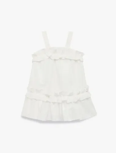 Resim Koton Kız Bebek Elbise 6SMG80031AW