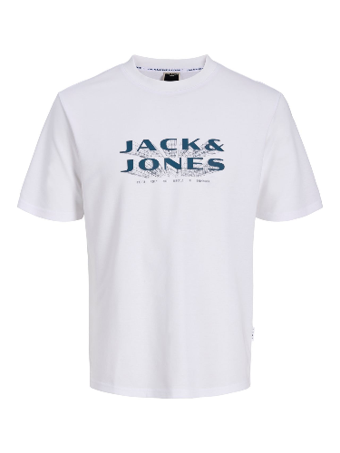 Resim Jack & Jones Jcofusıon Jj Brandıng Tee Ss Crew Neck Erkek T-Shirt 12289880