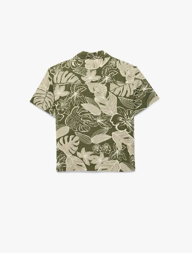 Resim Koton Erkek Çocuk Kısa Kol Gömlek 6SKB60039TW