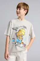 Resim Defacto Erkek Çocuk T-shirt H8263A8/GR503