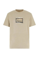 Resim Guess  Erkek  T-shirt M6GI14K2996-G1CA Cn Ss Japan Small Landscape Em