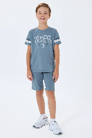 Resim U.S. Polo Assn Kids Erkek Çocuk Şort Takım Us2409-G