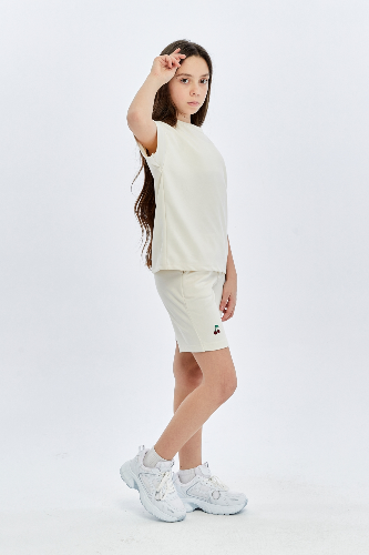 Resim Yenikoza Kız Çocuk Şort Takım