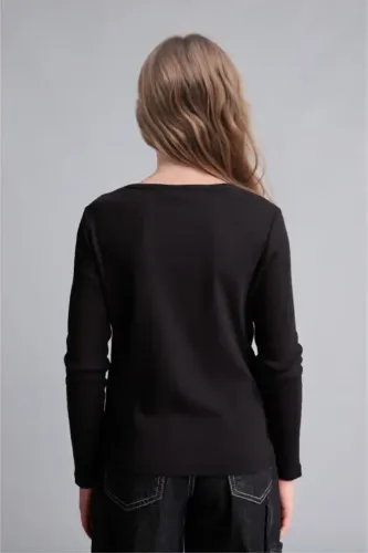 Resim Defacto Uzun Kol Kız Çocuk Sweat I2626A8/BK27