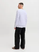 Resim Jack & Jones Jjaero Sweat Crew Neck Erkek Sweat 12298492