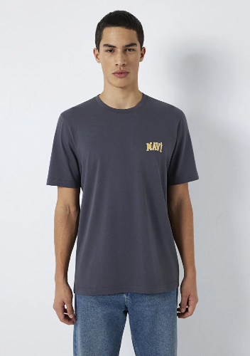 Resim Mavi Erkek T-shirt M0611714-70101