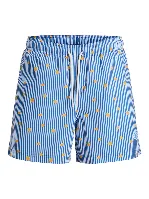 Resim Jack & Jones Jpstmauı Breeze Mını Strıpe Swım Srt Sn Erkek Deniz Şortu 12291425