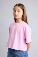 Resim Defacto Kız Çocuk T-shirt H7237A8/PN650