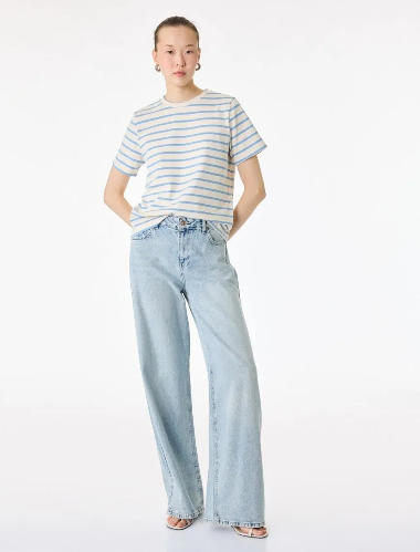 Resim Koton Kadın T-shirt 6SAK50268EK