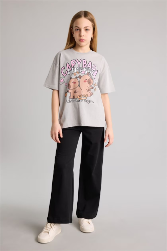 Resim Defacto Kız Çocuk T-shirt G8201A8/GR451
