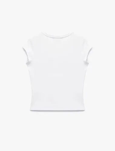 Resim Koton Kadın T-shirt 6SAK10256NK