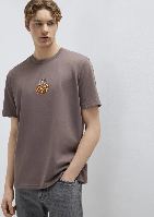 Resim Mavi Erkek T-shirt M0612657-86683