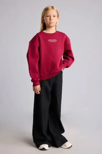 Resim Defacto  Kız Çocuk Sweat I3382A8/BR239