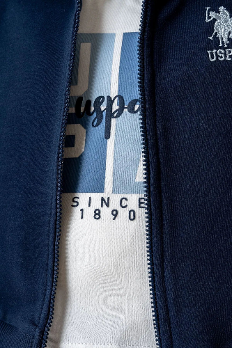 Resim U.S. Polo Assn Bebek Erkek Bebek Sweat Takım Usb2903