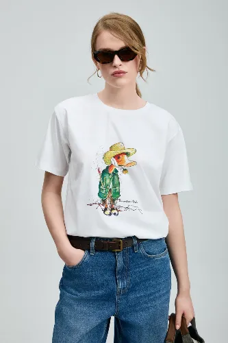 Resim Lufian Fame Kadın T-shirt 121020041