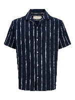 Resim Jack & Jones Jorcoba Strıpe Resort Shırt Ss Sn Erkek Gömlek 12271060