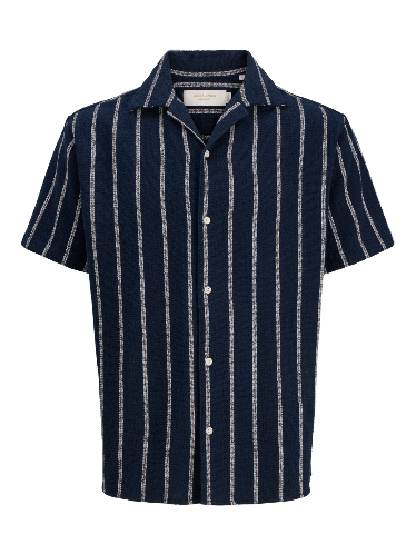Resim Jack & Jones Jorcoba Strıpe Resort Shırt Ss Sn Erkek Gömlek 12271060