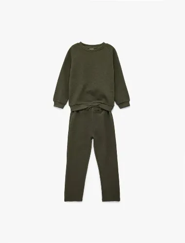 Resim Koton Erkek Bebek Sweat Takım 7WMB10001TK