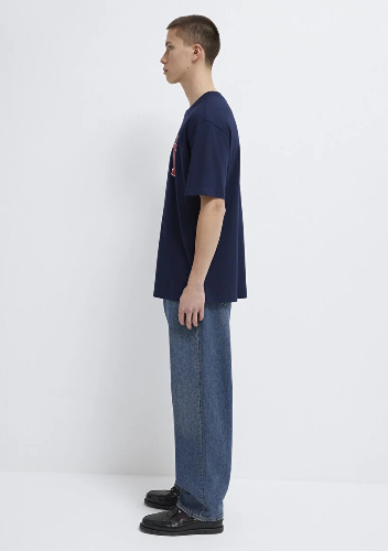 Resim Mavi Logo Tişört Koyu Lacivert Erkek T-Shirt M0611711-84371