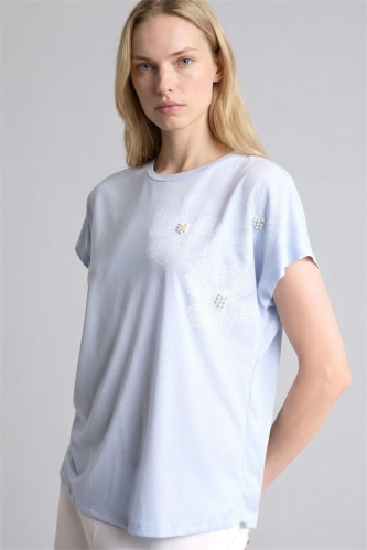 Resim Defacto Kadın T-shirt G9683AX/BE250